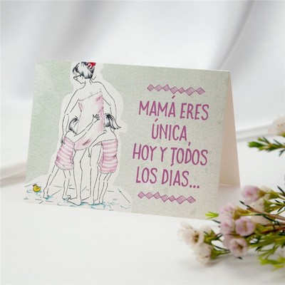 TARJETAS HM MAMÁ ERES ÚNICA